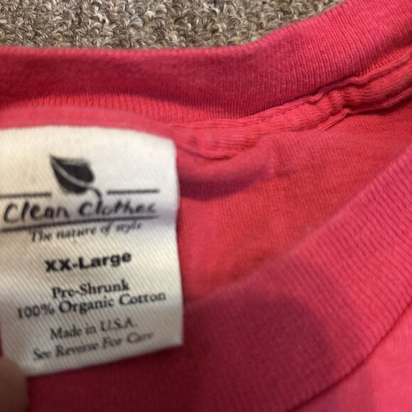 Vintage Ben & Jerrys Vermonts Finest Ice Cream T shirt 2XL 90s USA 1996 Red - Picture 7 of 9